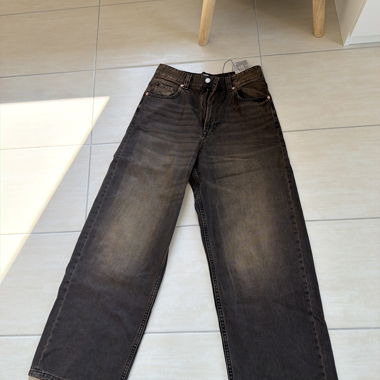 Jean large brun 