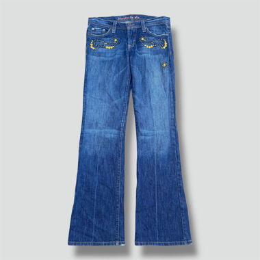 Plastie by Sly Vintage-Jeans mit weitem Bein
