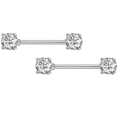 Set mit 2 Piercings (fabrikneu) Grösse: 14G 1,6mm