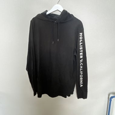 Hoodie noir Hollister XL