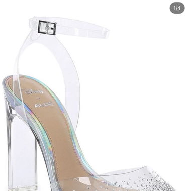 Aldo x Disney Glass Slipper Glittery