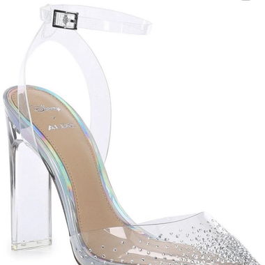 Aldo x Disney Glass Slipper Glittery