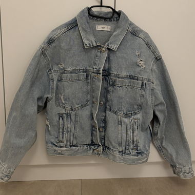 Jeans Jacke blau/grau MANGO