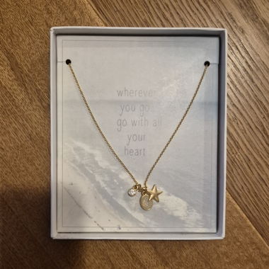 Maddison gold-plated necklace, never worn