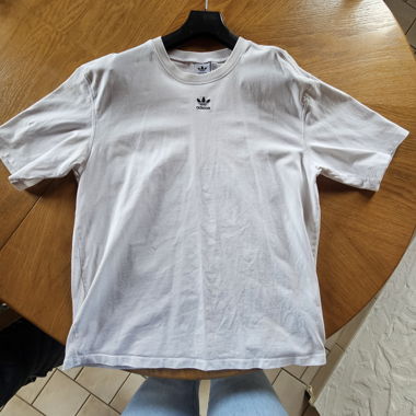 T-shirt bianca adidas Trefoil