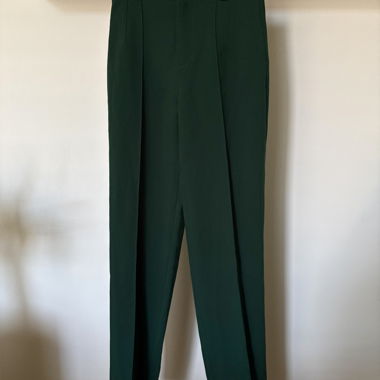 Pantaloni da completo verde scuro
