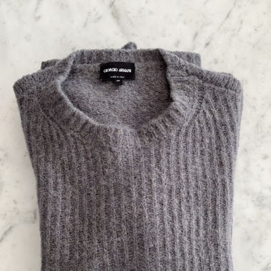Giorgio Armani Alpaca Pullover Gr. 46