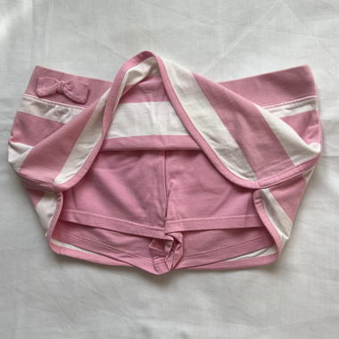 Shorts a righe rosa