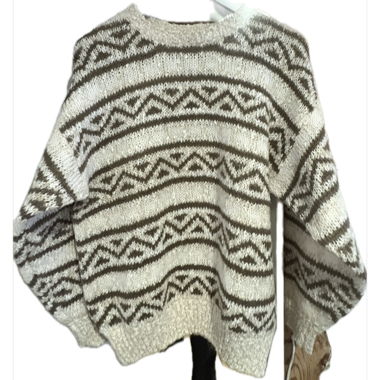 Pull tricot vintage/pull en maille taille M-L