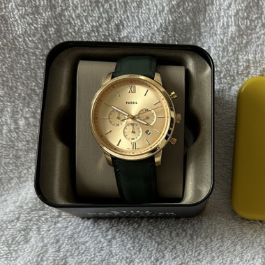 Fossil Armbanduhr (gold green)