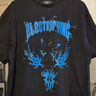 Black Bershka Pokemon T-shirt