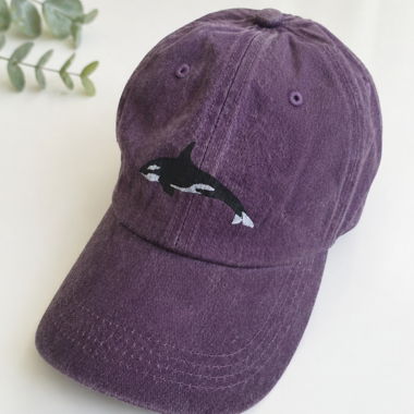 Lilac Cap with Orca Logo
