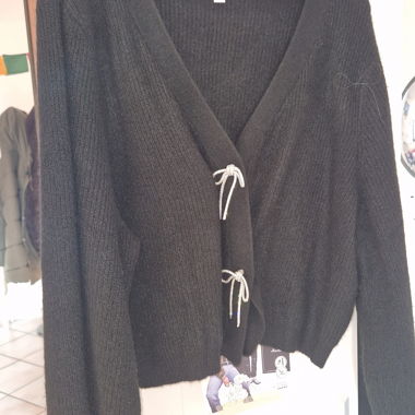 Cardigan nero H&M taglia XL