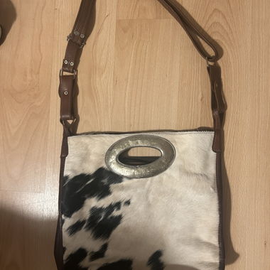 Borsa a tracolla in pelle di cavallo