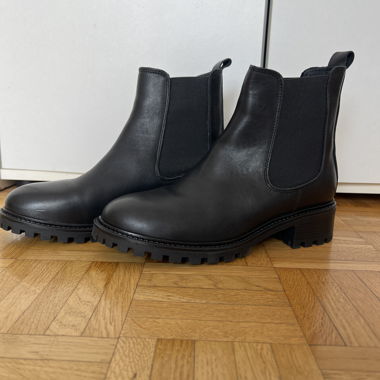 Schwarze Chelsea-Boots