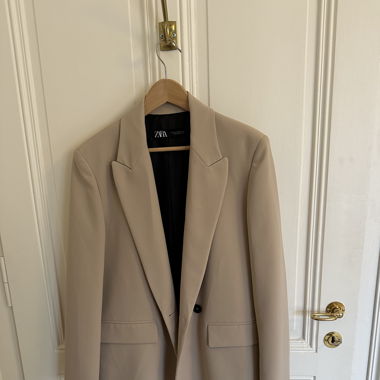 Blazer oversize beige