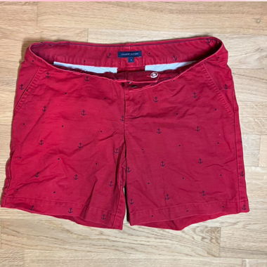 Red Tommy Hilfiger Nautique Shorts (S)