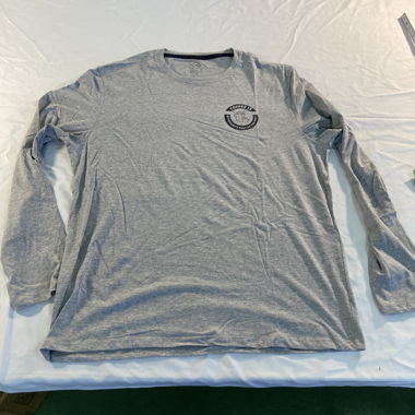 Graues Langarmshirt XL