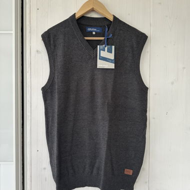 Blend Strickweste/ Pullunder grau