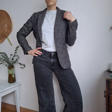 🦝Mottled blazer