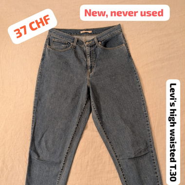 Levi's jeans high waisted 