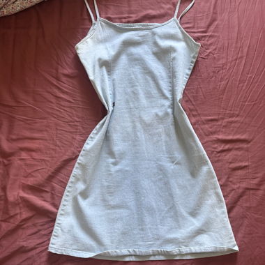 Abito in jeans azzurro chiaro