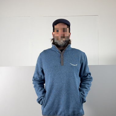 L.L. Bean pullover snap-t fleece HOMME L