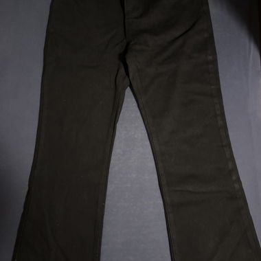 Flared Jeans Schwarz