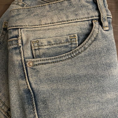 Straight jeans mid raise
