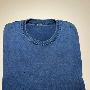 Pullover blu David Brown