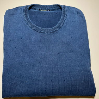 Pullover blu David Brown
