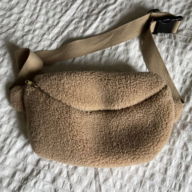 Borsa a tracolla teddy beige