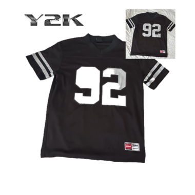Y2k Jersey black H&M 