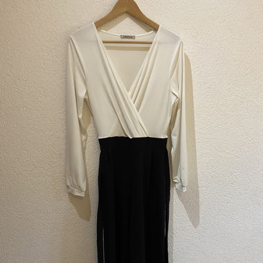 Combinaison anna field noir et blanche