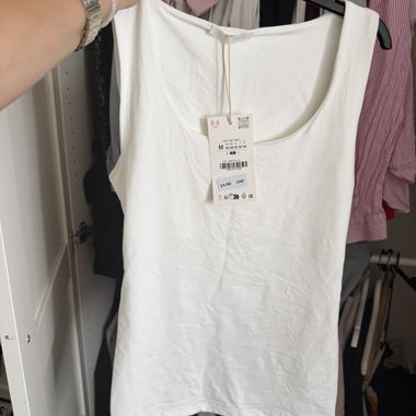 White Zara Tank Top