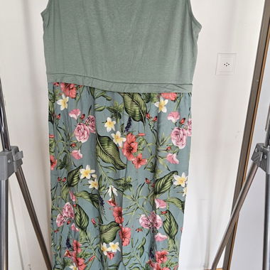 Robe Chicorée verte XL