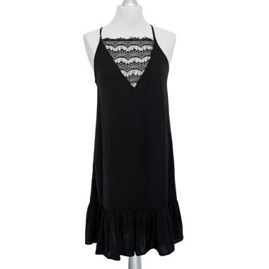 SATIN LACE DRESS