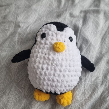 gehäkelter Pinguin