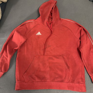 Felpa adidas rossa
