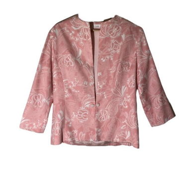 pink kimono style blazer