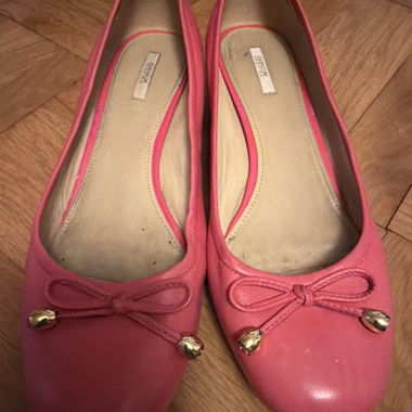 Ballerines roses à noeud GEOX 