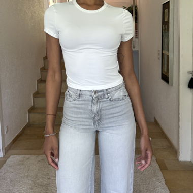 White Stretch T-Shirt