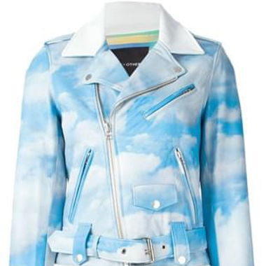 Designer leather jacket