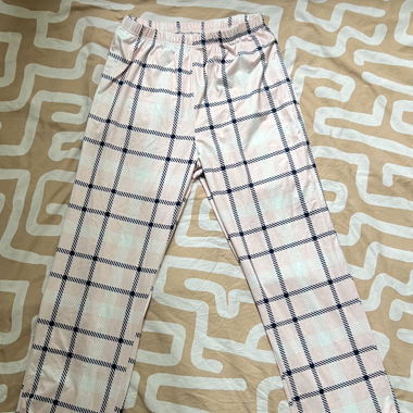 Pantalon de pyjama à carreaux 