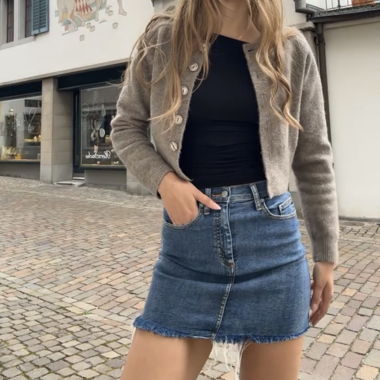 Jeans Minirock Wilfred (Aritzia)