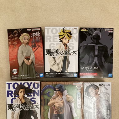 Anime figurines