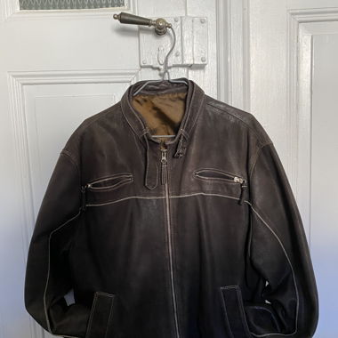 Leather Jacket –Size M, Classic Vintage Style