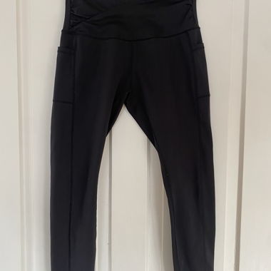 Schwarze Sportleggings