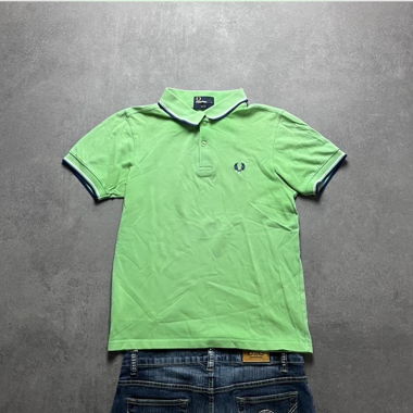 Vintage Fred Perry Polo Green Size S
