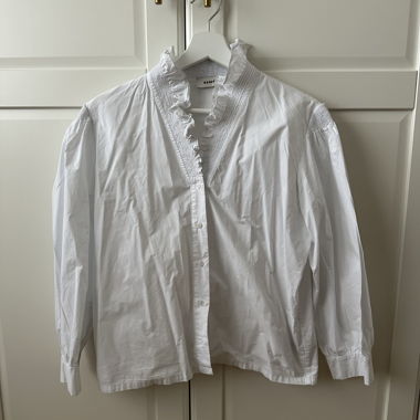 Weisse Bluse wie Sézanne Gr. 3/EUR 38/40